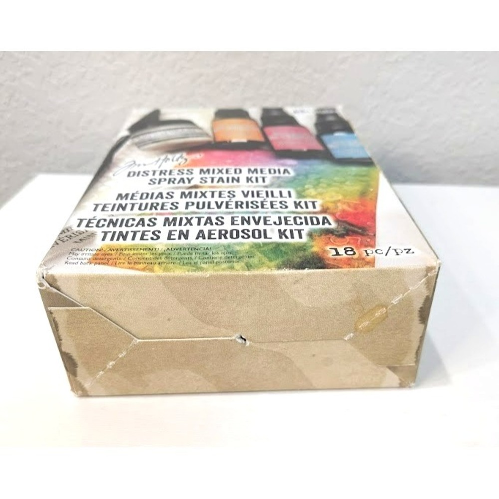 Tim Holtz Distress Mixed Media Spray Stain Kit. New. Old Stock 18 Pieces Craft - Picture 5 of 5